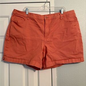 Gloria Vanderbilt Women's Orange Shorts